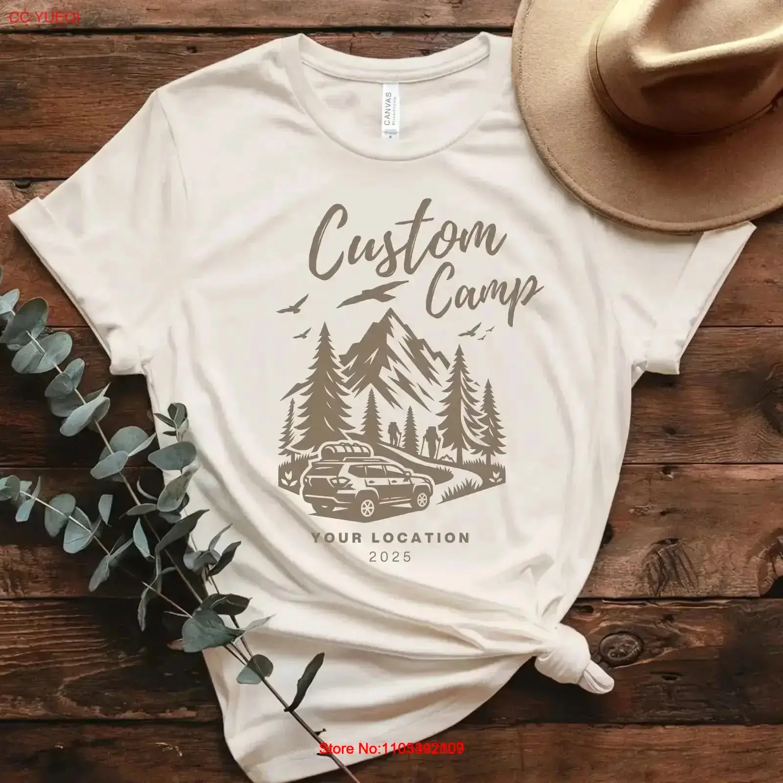 Outdoor Adventure Vacations For Families - Футболка для кемпинга с индивидуальной надписью