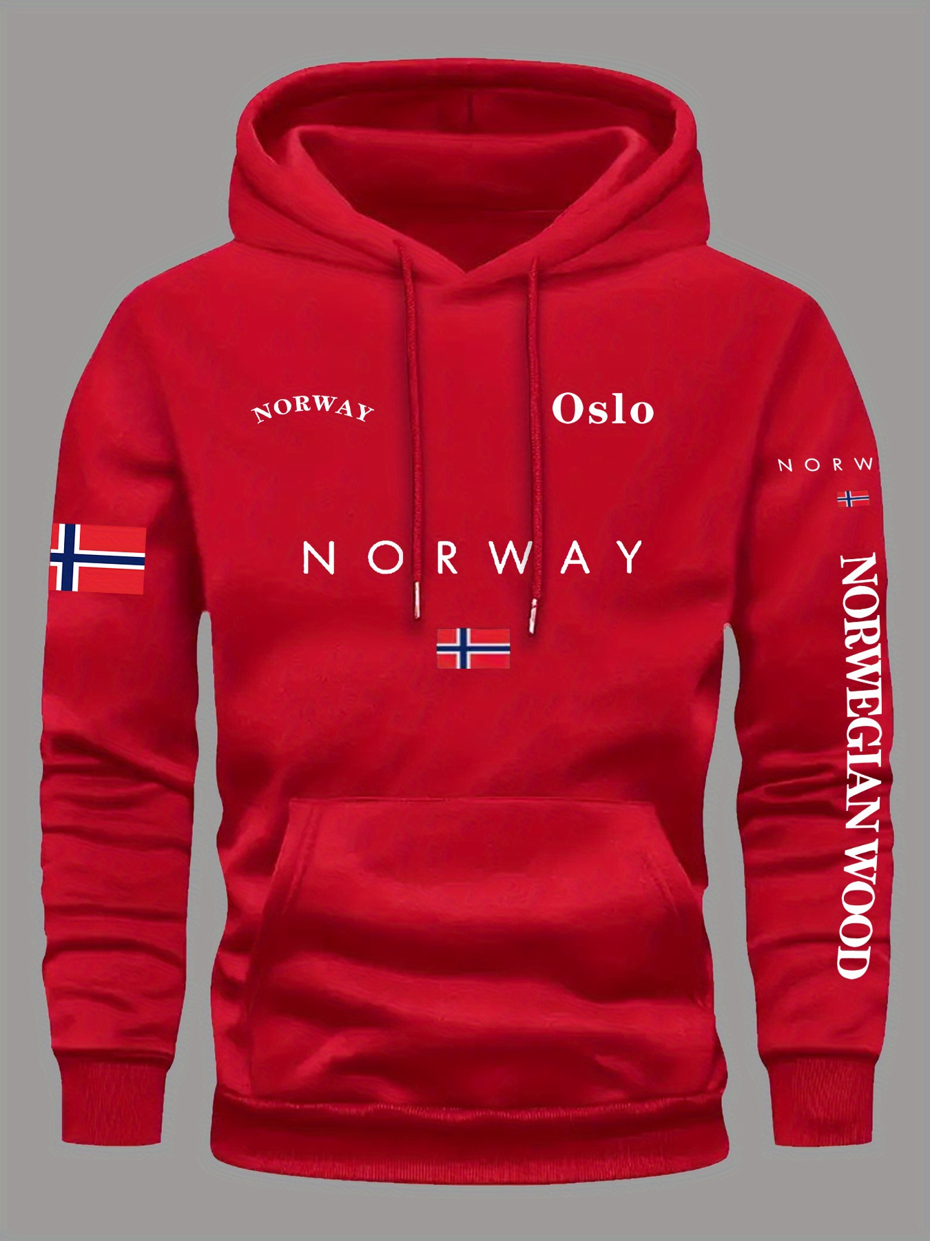 Outdoor Adventure Outfit - Толстовки с флагом Норвегии для мужчин