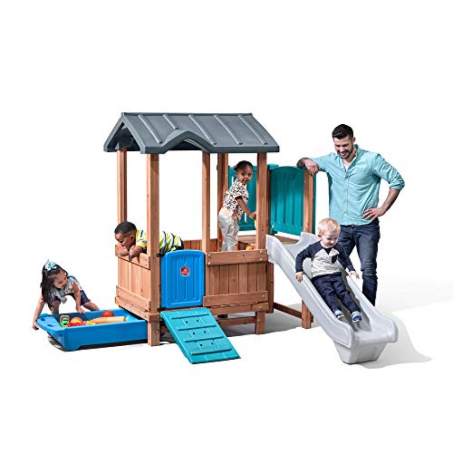 Outdoor Adventure For Kids - Игровой домик и горка Woodland Adventure,