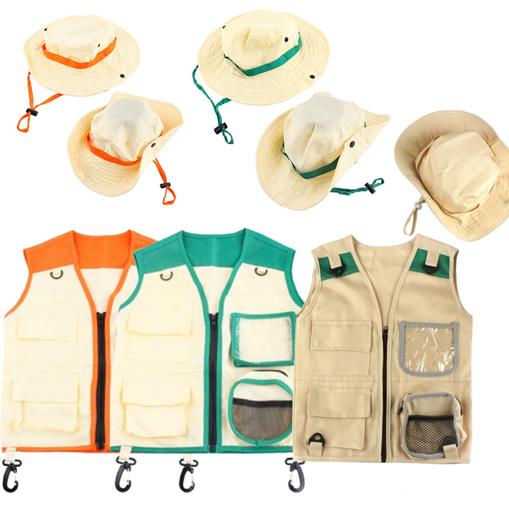 Outdoor Adventure Outfit - Детский костюм исследователя: жилет с капелюхом