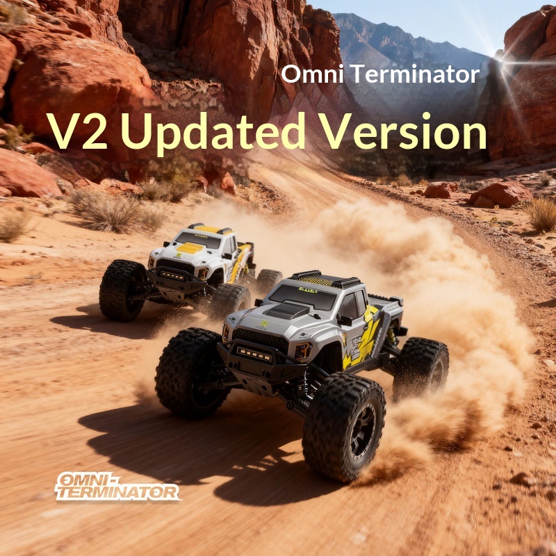 Outdoor Adventure For Kids - Радиоуправляемый грузовик V2 Omni Terminator 4WD,